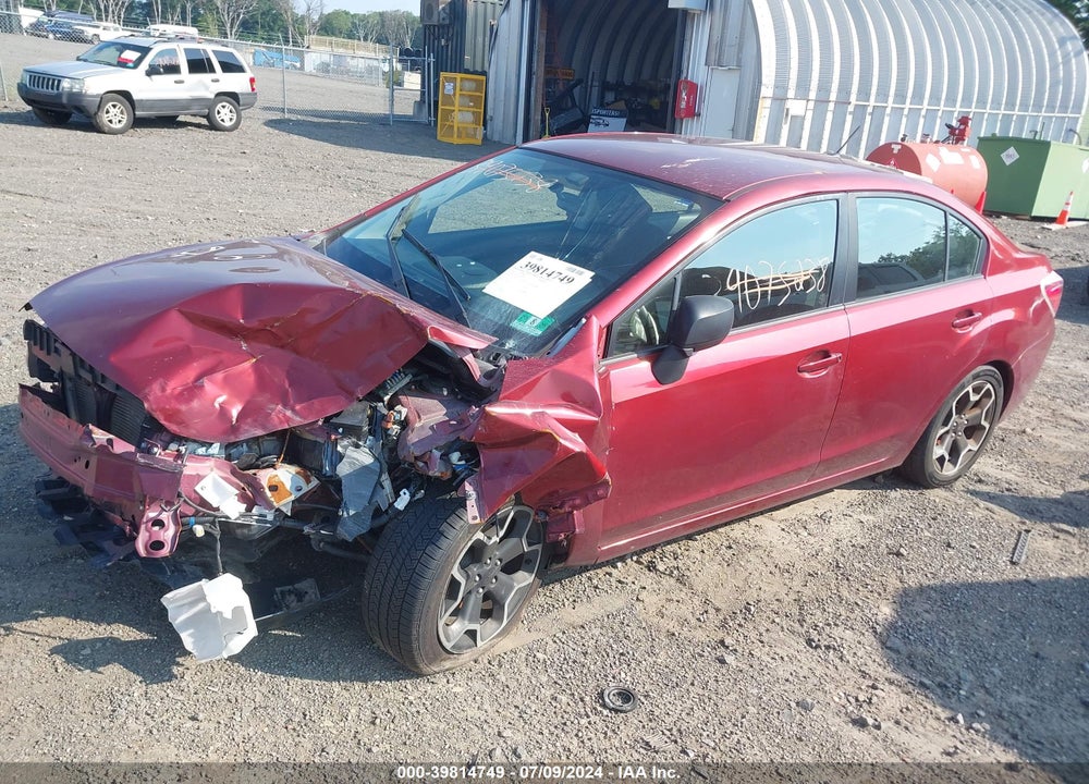 2012 SUBARU IMPREZA 2.0I VIN: JF1GJAA69CG028580