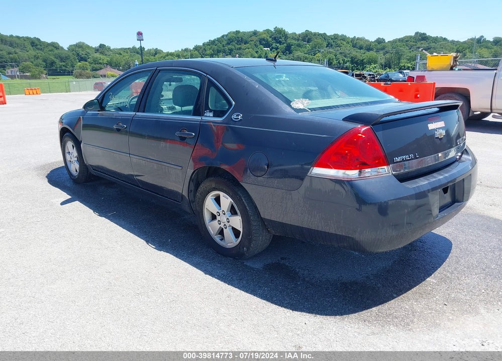 2008 CHEVROLET IMPALA LT VIN: 2G1WT58K589199500