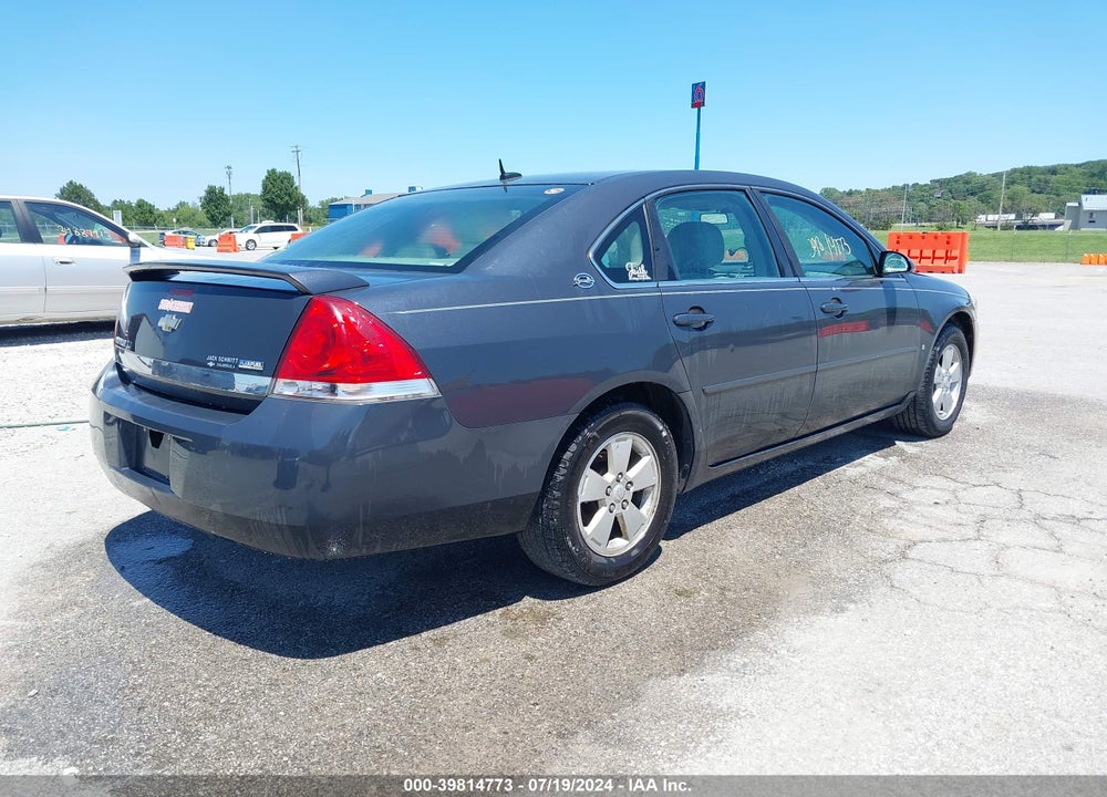 2008 CHEVROLET IMPALA LT VIN: 2G1WT58K589199500