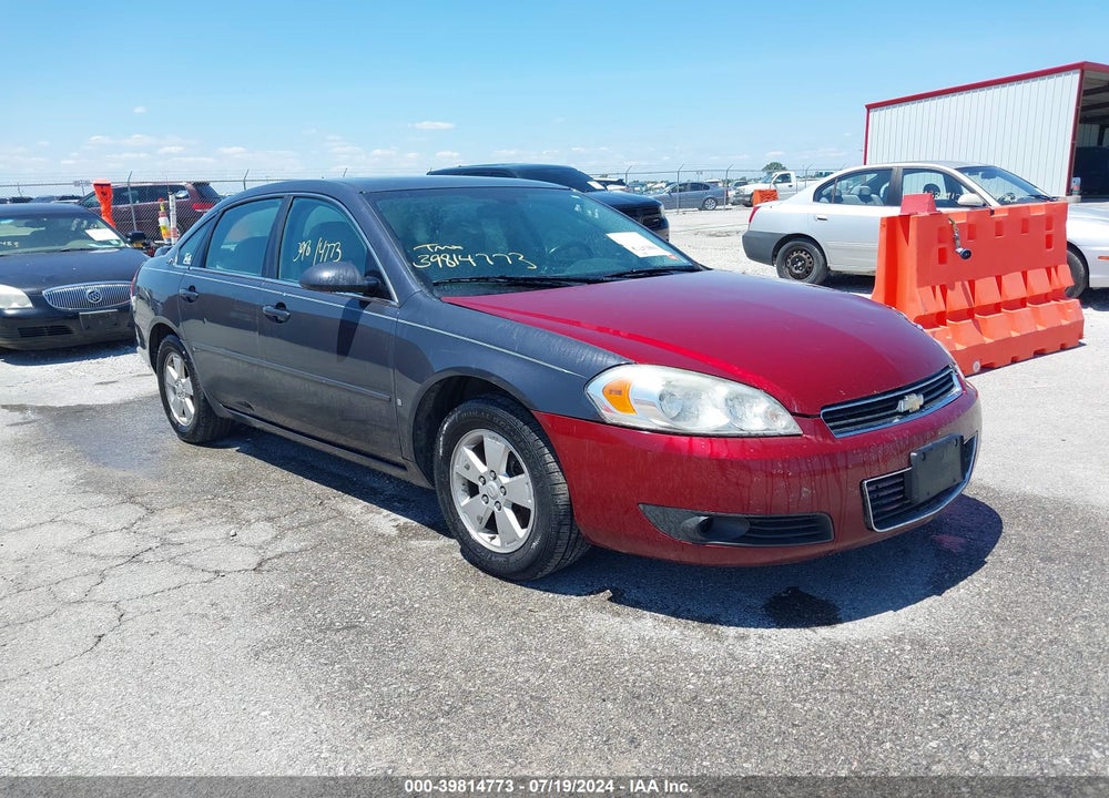 2008 CHEVROLET IMPALA LT VIN: 2G1WT58K589199500