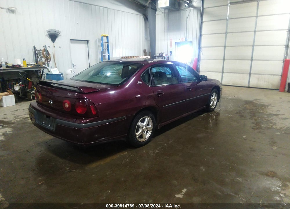 2003 CHEVROLET IMPALA LS VIN: 2G1WH52K939289803