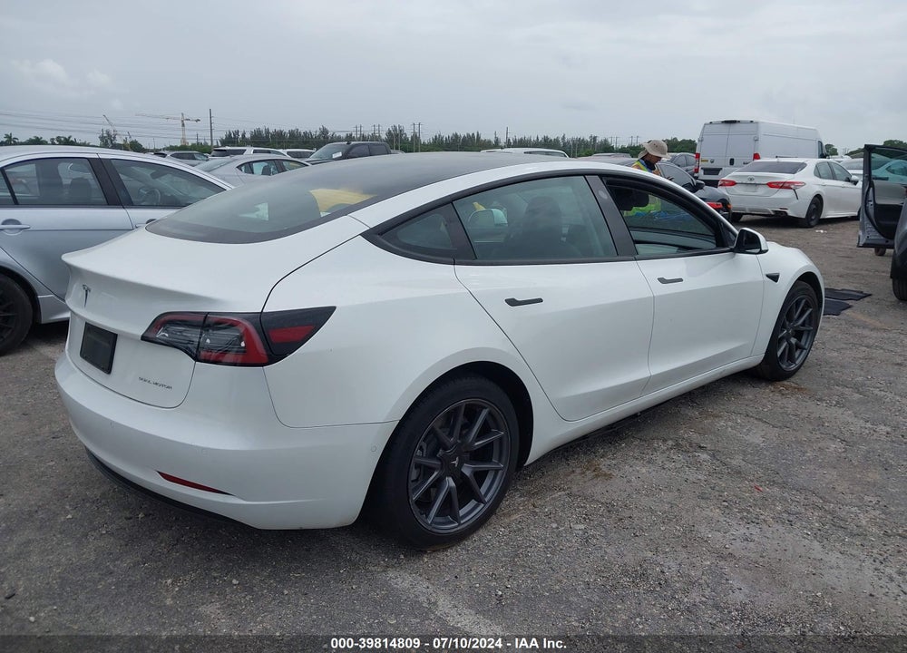 2022 TESLA MODEL 3 LONG RANGE DUAL MOTOR ALL-WHEEL DRIVE VIN: 5YJ3E1EB9NF273364