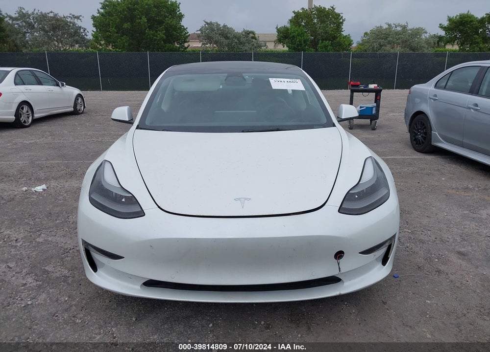 2022 TESLA MODEL 3 LONG RANGE DUAL MOTOR ALL-WHEEL DRIVE VIN: 5YJ3E1EB9NF273364