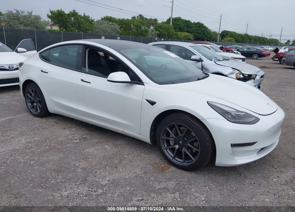 2022 TESLA MODEL 3 LONG RANGE DUAL MOTOR ALL-WHEEL DRIVE VIN: 5YJ3E1EB9NF273364
