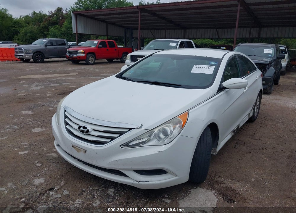 2014 HYUNDAI SONATA GLS VIN: 5NPEB4AC1EH924649
