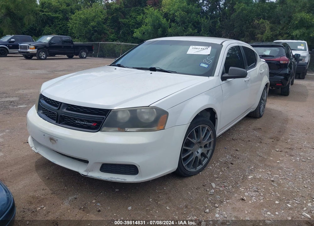2014 DODGE AVENGER SE VIN: 1C3CDZAB6EN148755