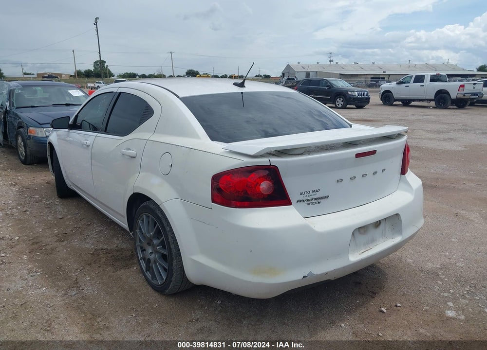 2014 DODGE AVENGER SE VIN: 1C3CDZAB6EN148755