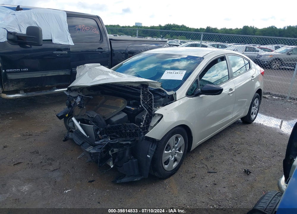 2015 KIA FORTE LX VIN: KNAFK4A69F5400582