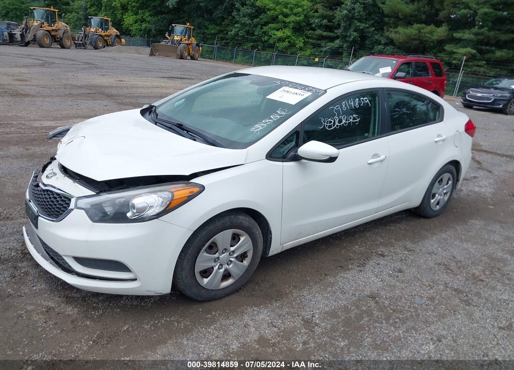 2016 KIA FORTE LX VIN: KNAFK4A61G5537372