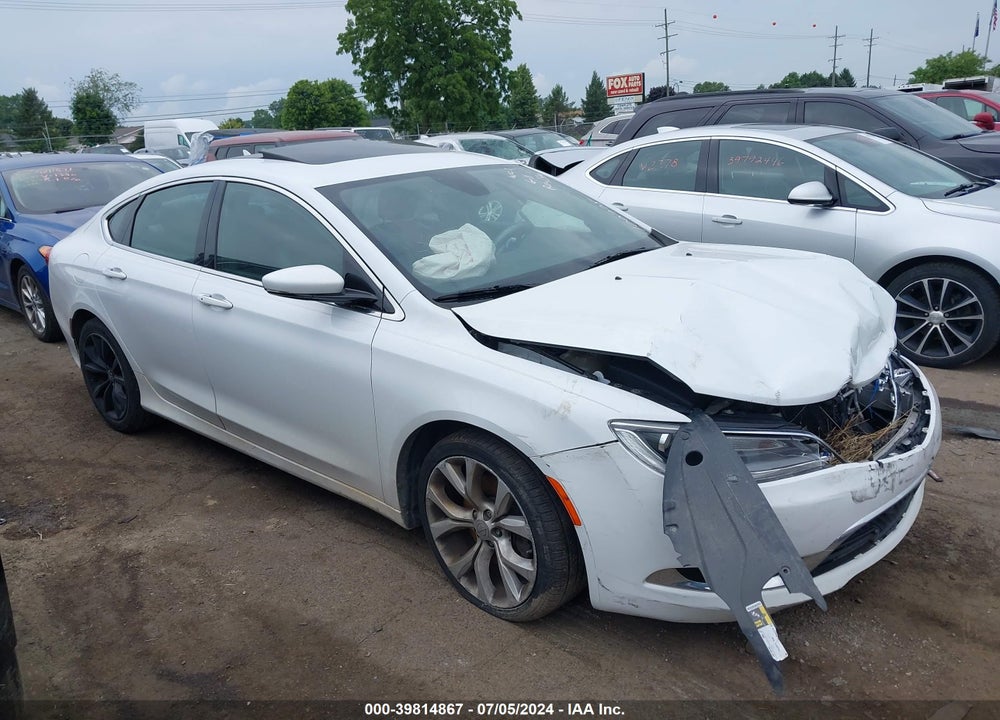 2016 CHRYSLER 200 C VIN: 1C3CCCCG9GN100775