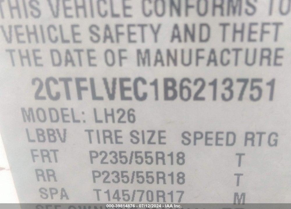 2011 GMC TERRAIN SLT-1 VIN: 2CTFLVEC1B6213751