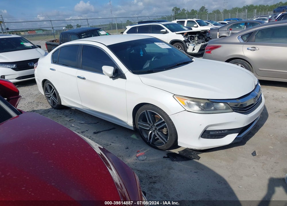 2016 HONDA ACCORD SPORT VIN: 1HGCR2F50GA025875