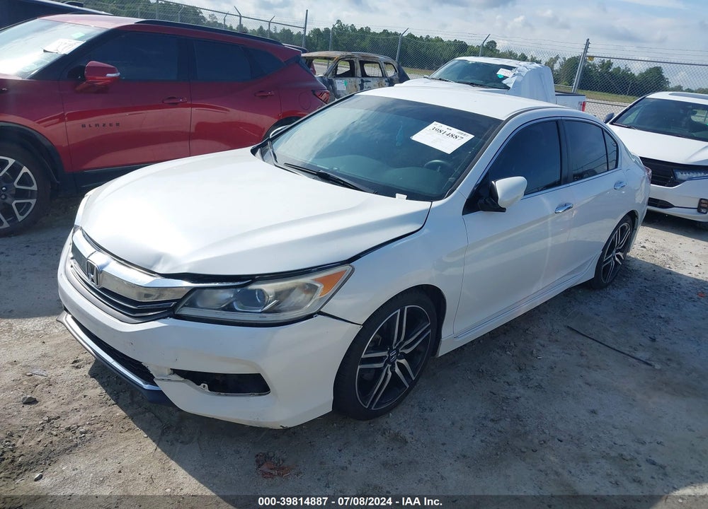 2016 HONDA ACCORD SPORT VIN: 1HGCR2F50GA025875