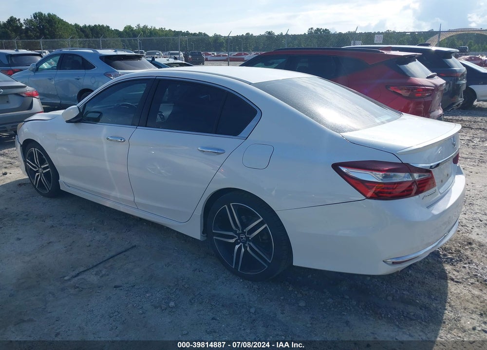 2016 HONDA ACCORD SPORT VIN: 1HGCR2F50GA025875