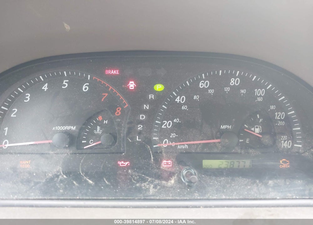 2004 TOYOTA CAMRY LE VIN: 4T1BE32K24U912374