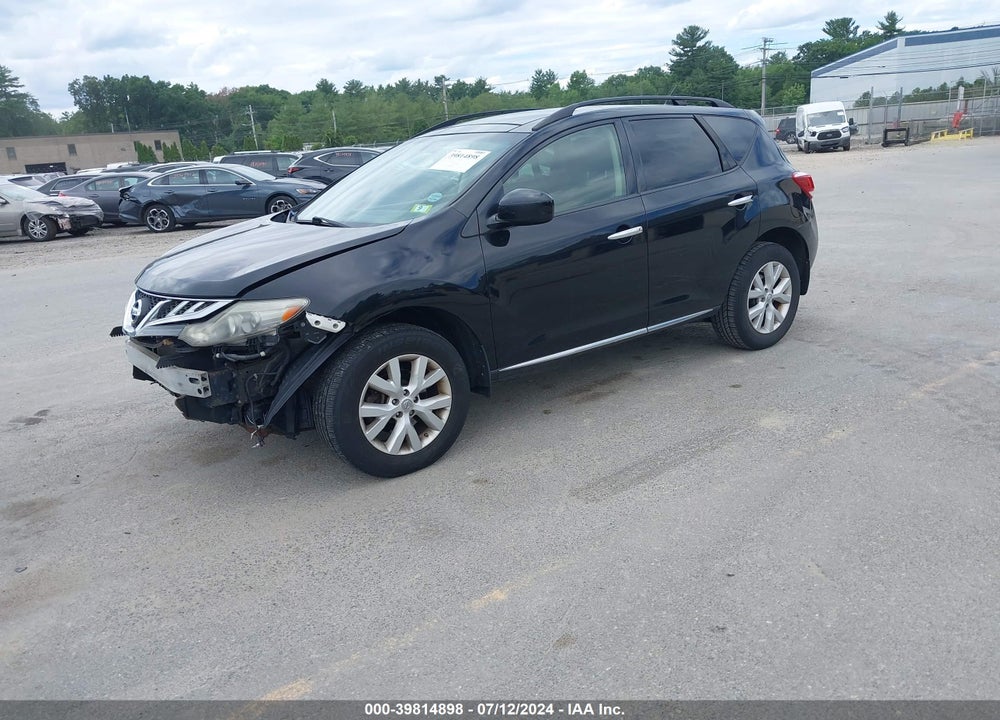 2012 NISSAN MURANO VIN: JN8AZ1MW5CW231125