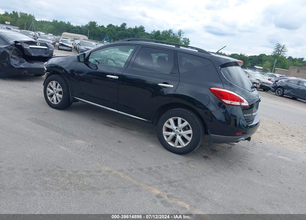 2012 NISSAN MURANO VIN: JN8AZ1MW5CW231125