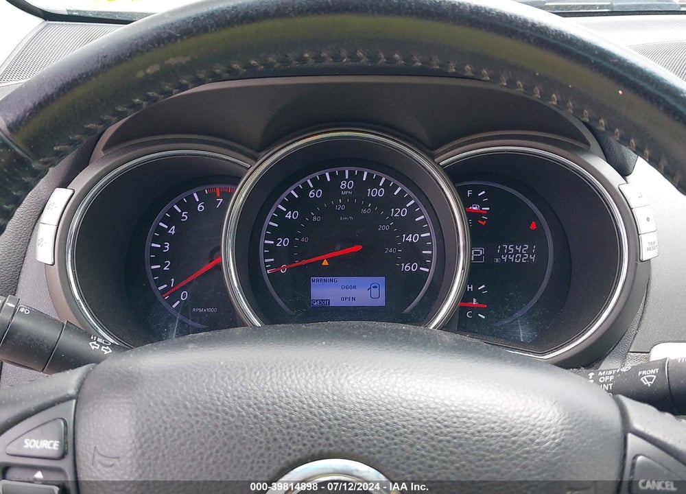 2012 NISSAN MURANO VIN: JN8AZ1MW5CW231125