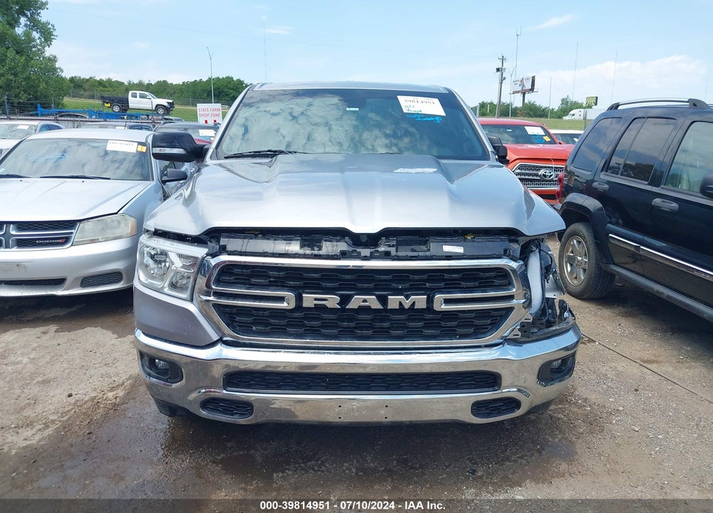 2022 RAM 1500 LONE STAR QUAD CAB 4X2 6'4 BOX VIN: 1C6RREBT8NN389702