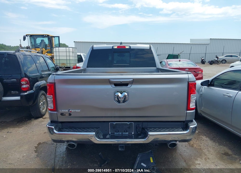 2022 RAM 1500 LONE STAR QUAD CAB 4X2 6'4 BOX VIN: 1C6RREBT8NN389702