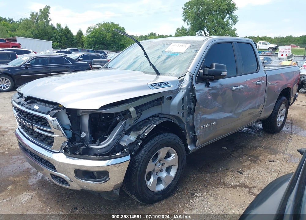 2022 RAM 1500 LONE STAR QUAD CAB 4X2 6'4 BOX VIN: 1C6RREBT8NN389702