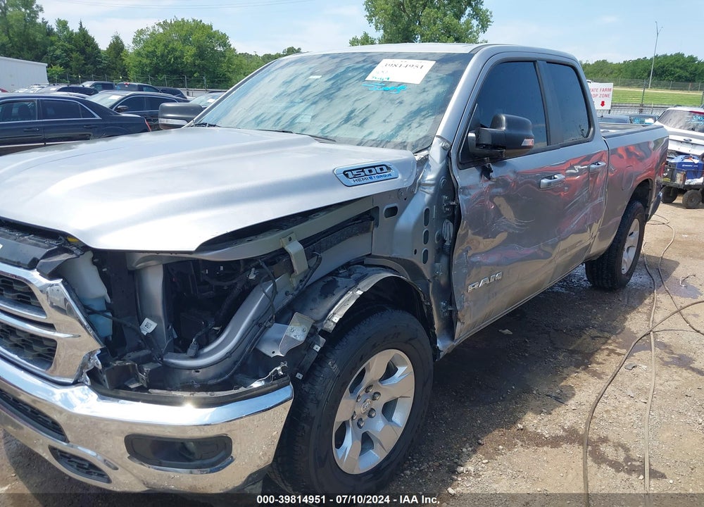 2022 RAM 1500 LONE STAR QUAD CAB 4X2 6'4 BOX VIN: 1C6RREBT8NN389702