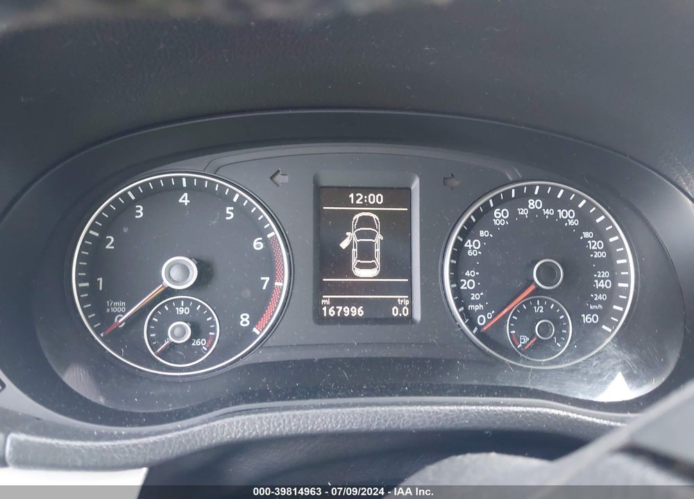 2013 VOLKSWAGEN PASSAT 2.5L SE VIN: 1VWBP7A35DC074196