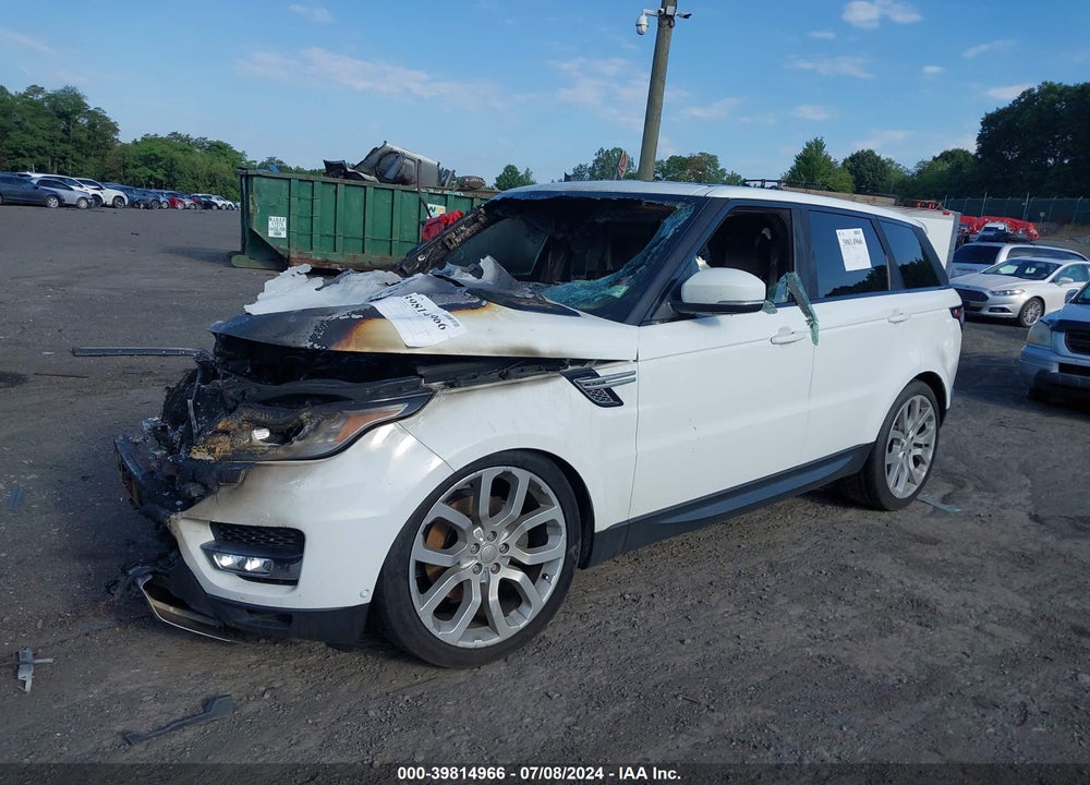 2015 LAND ROVER RANGE ROVER SPORT 3.0L V6 SUPERCHARGED HSE VIN: SALWR2VF1FA507820