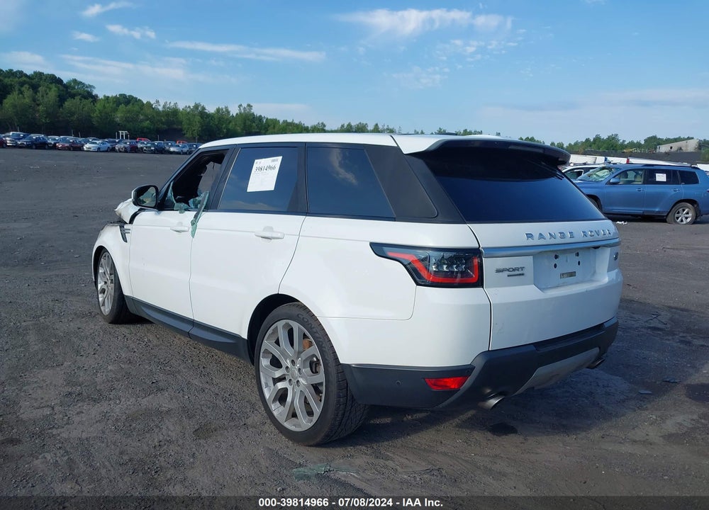 2015 LAND ROVER RANGE ROVER SPORT 3.0L V6 SUPERCHARGED HSE VIN: SALWR2VF1FA507820