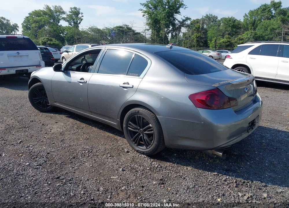2011 INFINITI G25X VIN: JN1DV6AR0BM650836