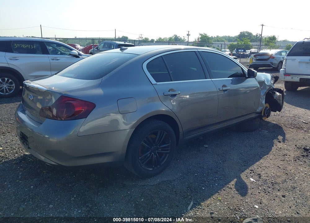 2011 INFINITI G25X VIN: JN1DV6AR0BM650836