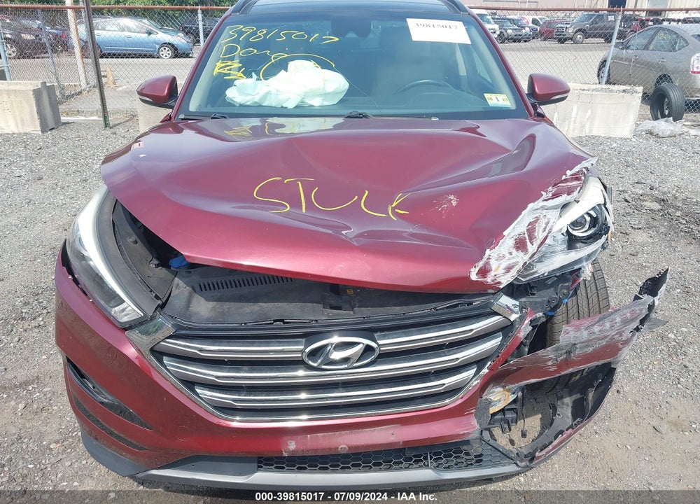2016 HYUNDAI TUCSON LIMITED VIN: KM8J3CA24GU099322