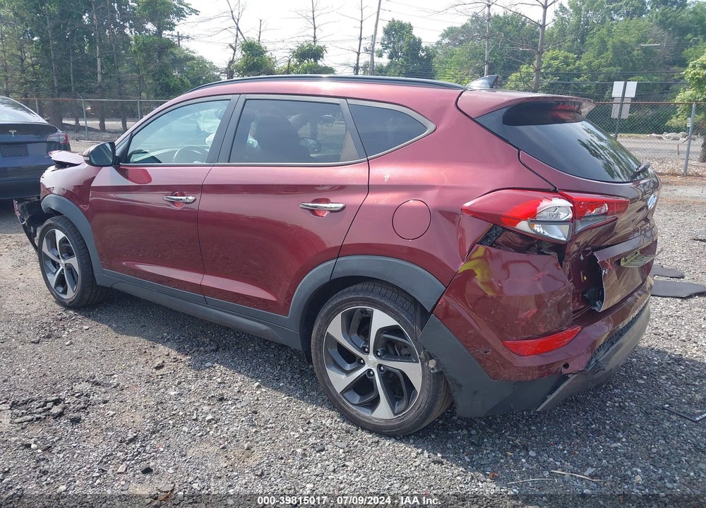 2016 HYUNDAI TUCSON LIMITED VIN: KM8J3CA24GU099322