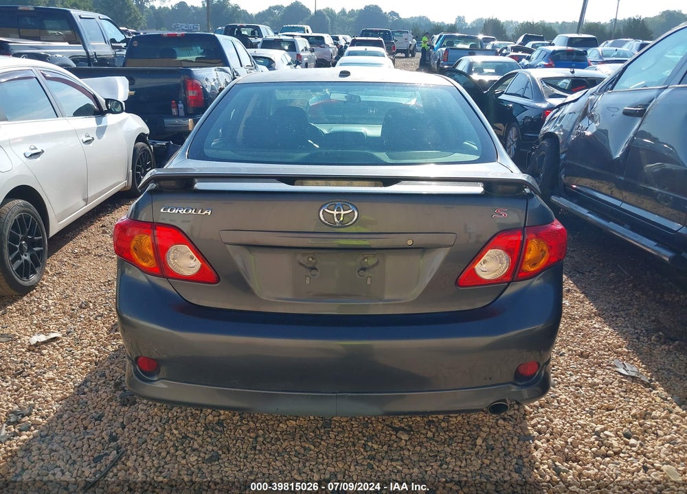 2010 TOYOTA COROLLA S VIN: 2T1BU4EE0AC485949