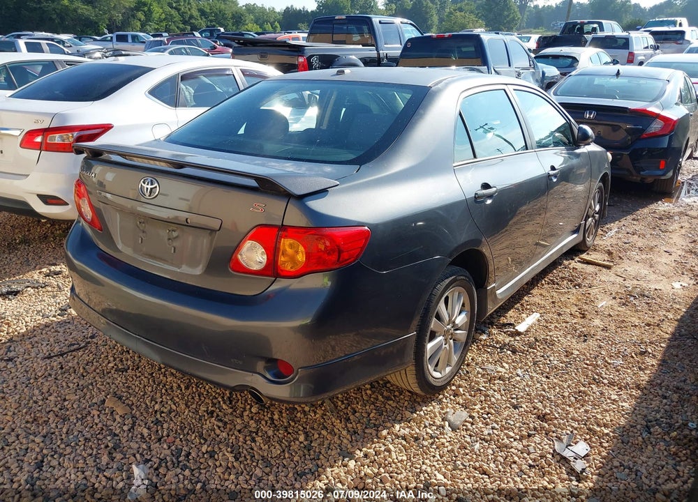 2010 TOYOTA COROLLA S VIN: 2T1BU4EE0AC485949