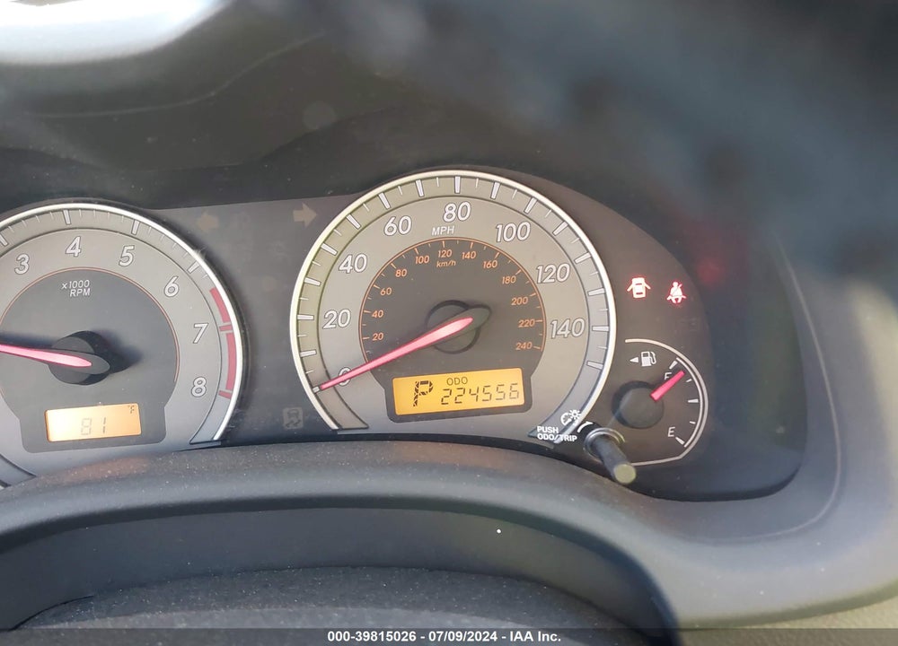2010 TOYOTA COROLLA S VIN: 2T1BU4EE0AC485949