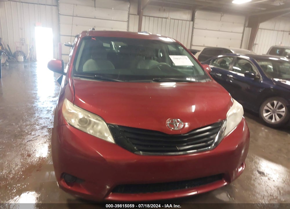 2012 TOYOTA SIENNA LE V6 8 PASSENGER VIN: 5TDKK3DC7CS219659