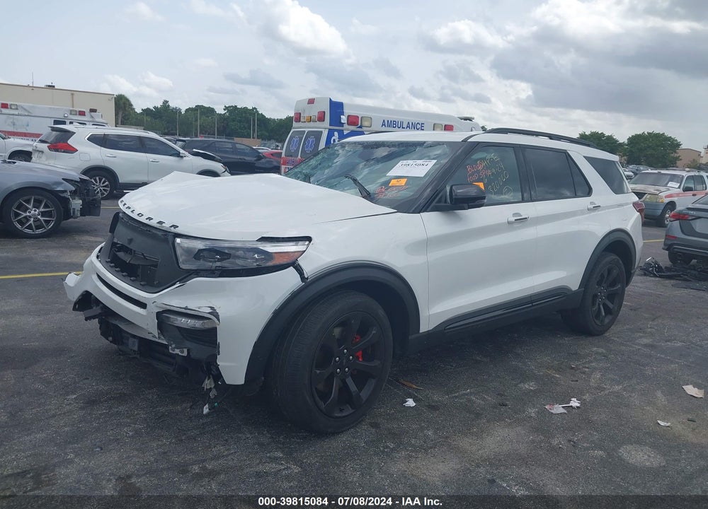 2022 FORD EXPLORER ST VIN: 1FM5K8GC8NGA19761