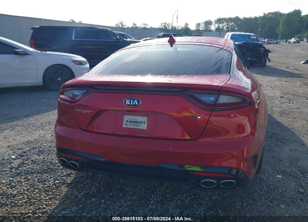 2018 KIA STINGER GT2 VIN: KNAE55LC1J6039881