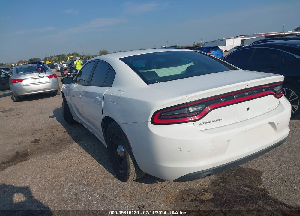 2017 DODGE CHARGER POLICE RWD VIN: 2C3CDXAG2HH606465