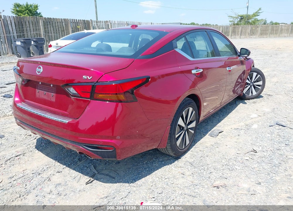 2021 NISSAN ALTIMA SV FWD VIN: 1N4BL4DV8MN363237