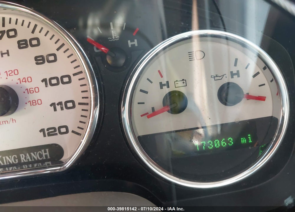 2007 FORD F-150 LARIAT/XLT VIN: 1FTPW12V87KC31349