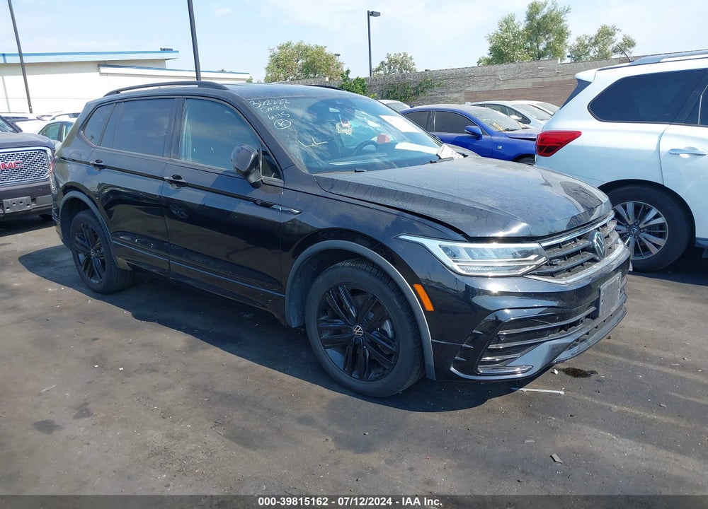 2022 VOLKSWAGEN TIGUAN 2.0T SE R-LINE BLACK VIN: 3VVCB7AX7NM033949