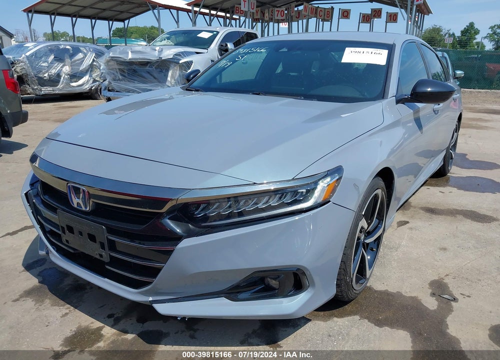 2022 HONDA ACCORD HYBRID SPORT VIN: 1HGCV3F23NA037524
