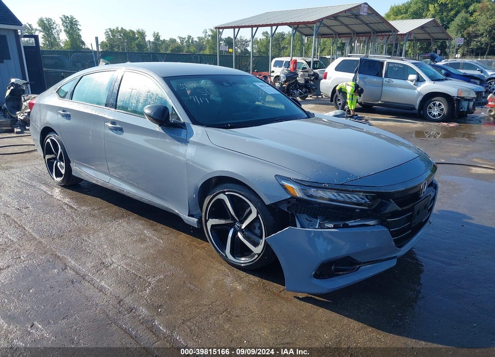 2022 HONDA ACCORD HYBRID SPORT VIN: 1HGCV3F23NA037524