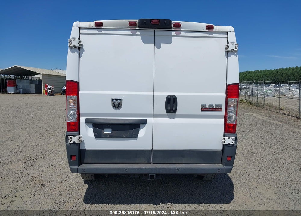2018 RAM PROMASTER 1500 LOW ROOF 118 WB VIN: 3C6TRVNG9JE140778