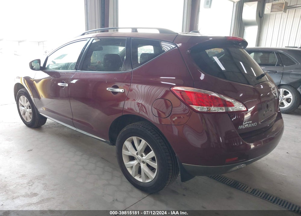 2011 NISSAN MURANO SL VIN: JN8AZ1MW4BW169859