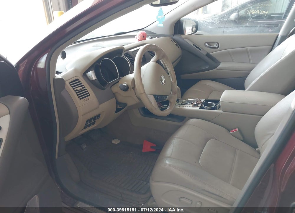 2011 NISSAN MURANO SL VIN: JN8AZ1MW4BW169859