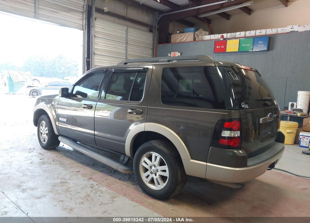 2008 FORD EXPLORER EDDIE BAUER VIN: 1FMEU74E38UB22165
