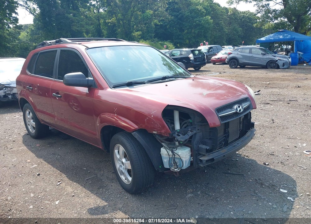 2008 HYUNDAI TUCSON GLS VIN: KM8JM12B48U899474